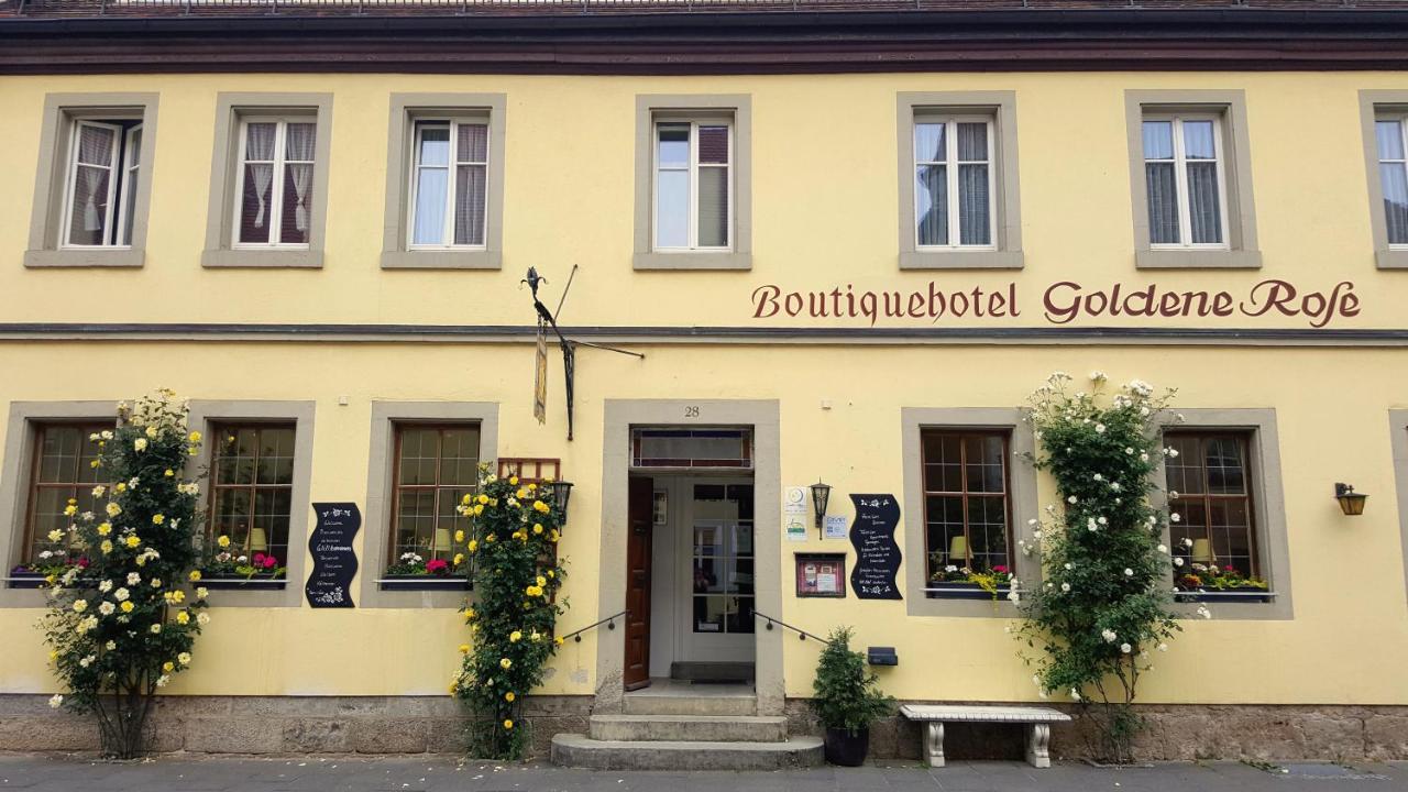 Boutiquehotel Goldene Rose - Self-Check-In Ротенбург об дер Таубер Екстериор снимка